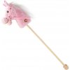 Hobby Horse so zvukom a kolieskami Rosie Baby Mix pink