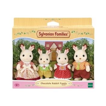 Sylvanian family Rodina ´´chocolate´´ králikov nová