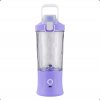 Verk 07296 Fľaša so Smoothie mixérom LED RGB, 600 ml fialová