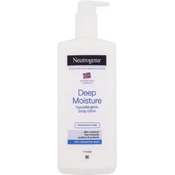 Neutrogena Sensitive hĺbkovo hydratačné telové mlieko pre suchú a citlivú pokožku 400 ml