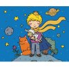 Diamantové maľovanie - MALÝ PRINC S OVEČKOU Rámovanie: vypnuté plátno na rám, Rozmer: 40x50 cm