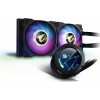 GIGABYTE AORUS WATERFORCE X 240 All-in-one Liquid Cooler with Circular LCD Display RGB Fusion 2.0 Triple 120mm ARGB