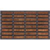 Hanse Home Collection Mix Mats Brushes 105648 Black Čierna 45x75 cm