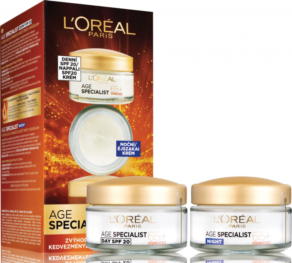 L\'Oréal Paris Sada Age Special ist 65 denný krém 50 ml + nočný krém 50 ml darčeková sada