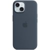 Apple iPhone 15+ Silicone Case with MagSafe - Storm Blue -MXQT3ZM/A
