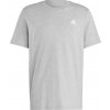 adidas Essentials Single jersey embroidered Small logo sivé biele
