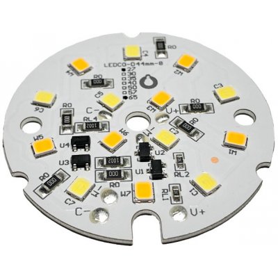 Ledco LED modul d 44mm, 24V DC, 2.9+2.9W, 380+400lm, 2700K+6500K, CRI 80+, 120°