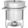 Chafing na polévku, kulatý 11 l | TECHNICA, Silver Line inox