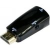 GEMBIRD redukce HDMI na VGA + Audio, M/F, černá KAB051R23