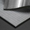 Vzorka samolepiacej izolácie K-Flex DUCT KRAFT s AL lamináciou 15 × 15 cm hrúbka 6 mm