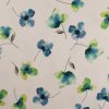 Strima Organic Cotton/EA Jersey Digital - flowers, zelená