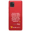 Picasee silikónový prehľadný obal pre Samsung Galaxy Note 10 Lite N770F - Kazma - SVĚT PATŘÍ TĚM, CO SE NEPOSEROU