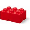 LEGO úložný box 6, červený 5711938247171