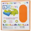 L-W Toys Velká podložka na stavění 50x50 bodů oranžová