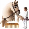HOBBY HORSE KÔŇ NA PALICI KONÍK HLAVA KOŇA PALICA S HRIVOU + HREBEŇ
