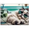 Doska s gumičkou, 15 mm, PP, A4, PANTA PLAST Chillout cat