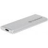 Transcend ESD260C 1TB USB 3.1 Gen2 (USB-C) Externí SSD disk (3D TLC), 520MB/R, 460MB/W, kompaktní rozměry, stříbrný