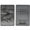 Fanattik Zberateľská plaketka Star Wars - Millenium Falcon Ingot Limited Edition