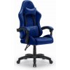 Herné tmavomodré látkové kreslo HELLS CHAIR HC- 1000, HC__5907196011399