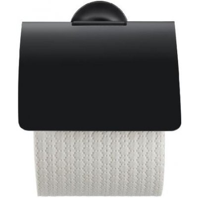 Duravit Starck T - Držiak toaletného papiera s krytom, matná čierna 0099404600