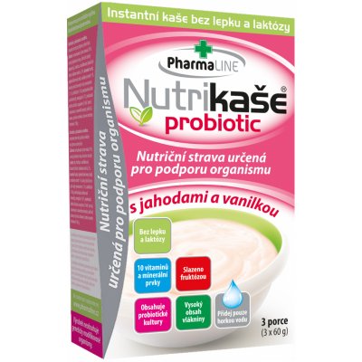 Nutrikaše probiotic s jahodami a vanilkou 3 x 60 g od 2,29 € - Heureka.sk
