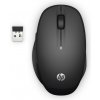 Myš HP Dual Mode Mouse 300 Black, bezdrôtová, optická, symetrická, pripojenie cez bluetoo (6CR71AA#ABB)
