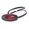 ACI poziční světlo LED oválné červené (72x45 mm) 12/24V 9907569