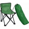 Verk 14638 Skladacie rybárske kreslo, kempingové kreslo, 100 kg, zelené