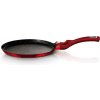 BERLINGERHAUS Pánev na palačinky s mramorovým povrchem 25 cm Burgundy Metallic Line BH-1272