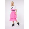 Dievčenská sukňa Karl Lagerfeld ružová mini áčkový strih Z..