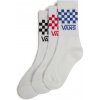 Ponožky VANS CLASSIC CREW CHECKERBOARD SOCKS WHITE Veľkosť: 46-49