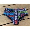 Pánske plavky BornToSwim Logo Brief Navy XXL + výmena a vrátenie do 30 dní s poštovným zadarmo