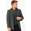 K7532 DEWBERRY MEN'S COAT-STRAIGHT ANTHRACITE šedá M dewberry 2465430637994