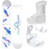 Raven Mia White snowboard + Raven Fastec FT360 white viazanie + Raven Pearl white topánky - 139 cm + S (EU 35-40)