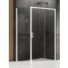 New Trendy Prime White sprchovací kút 100x80 cm štvorcová biela matné/priehľadné sklo D-0401A/D-0219B