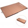 Skladacia gymnastická žinenka inSPORTline Kvadfold 200x120x5 cm hnedá