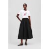 SUKŇA KARL LAGERFELD VOLUMINOUS SKIRT BLACK
