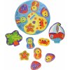 Playgro Plávajúce puzzle do vane