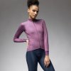 ALÉ Cyklistický dres s dlhým rukávom zimný - PR-E FOLLOW ME 2.0 LADY - fialová 3XL