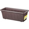 PLASTKON Samozavlažovací truhlík Garden Flor 50 cm hnedá