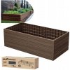 Prosperplast Vyvýšený záhon BASE WOODY hnedý 149,2 cm