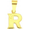iBrill Zlatý prívesok – písmeno “R” 48064
