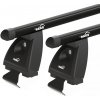 Příčníky Hakr Škoda Rapid sedan 2012-2020 holá střecha, alu tyče černé (alu tyče černé)