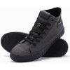 Ombre Men's high top canvas sneakers shoes - black čierna 41 Ombre 5902228994978