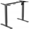 Výškovo nastaviteľná stolová podnož Brateck S08-22R 1 motor rozsah 710-1190 mm nosnosť 80kg BRS0822R