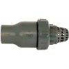 Aquaram PVC tvarovka - Kužeľový spätný ventil 50 mm so sacím košom 0516700050