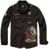 Košeľa s dlhým rukávom Brandit Iron Maiden Luis Vintageshirt - čierna, 5XL