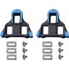 Shimano zarážky SPD SL SM-SH12 s vůlí, modro-černé