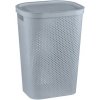 Kôš na bielizeň Curver Infinity Dots 60L sivý