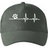 Veterinár EKG - Šiltovka so zahnutým šiltom a mosaznou sponou - Univerzálna veľkosť ( Tm. bridlica (šedozelená) )